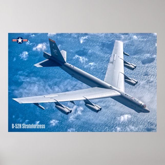 B-52H STRATOFORTSCHRIFT POSTER (Vorne)
