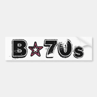 B-70s Official Sticker Autoaufkleber