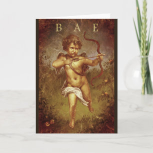 B A E Cupid Valentines carte
