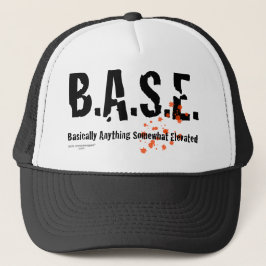 B.A.S.E. Springender Skydiver Truckerkappe