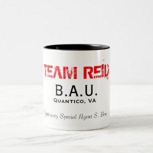 B.A.U., Quantico, VA, spezieller Zweifarbige Tasse