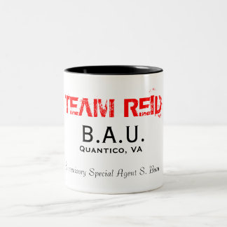 B.A.U., Quantico, VA, spezieller Zweifarbige Tasse