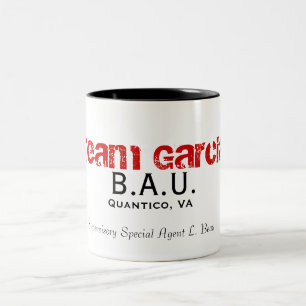 B.A.U., Quantico, VA, spezieller Zweifarbige Tasse