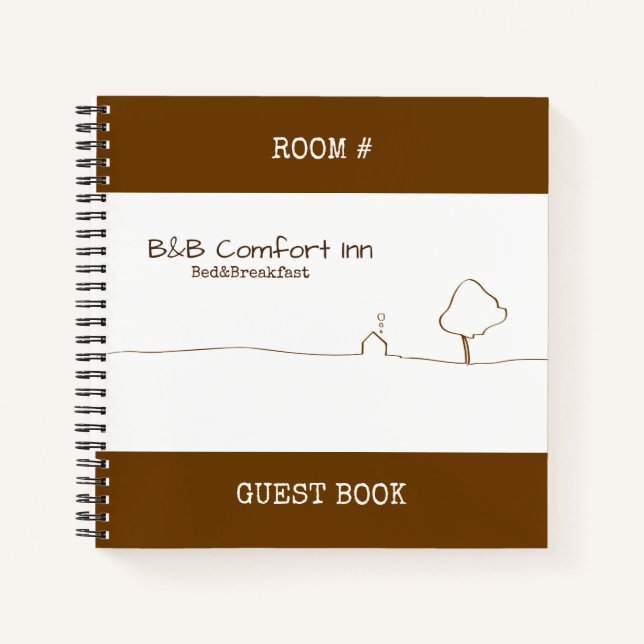 B&B Comfort Inn Gästebuch Notizbuch (Vorderseite)