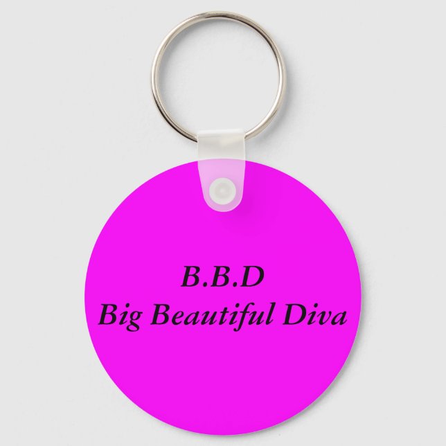 B.B.DBig Schöne Diva Schlüsselanhänger (Vorderseite)