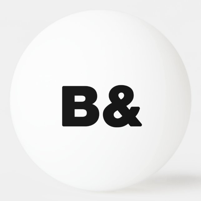 B & B TISCHTENNISBALL (Vorderseite)