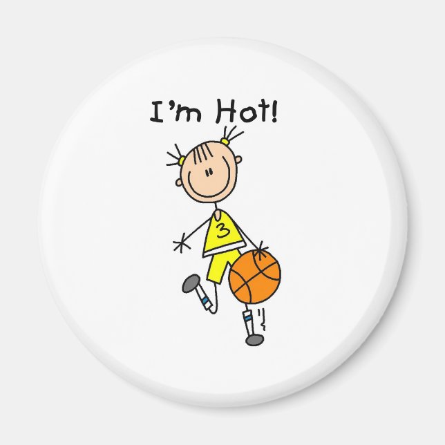 B-Ball Ich bin heiß Magnet (Vorne)