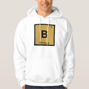 B - Bandura Musik Chemie Periodensystem Symbol Hoodie