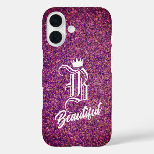 B Beau coque iphone rose