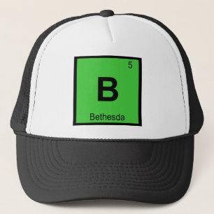 B - Bethesda Maryland Chemie Periodensystem Truckerkappe