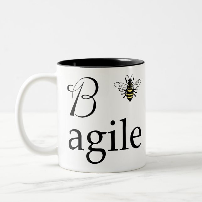 B-beweglich Zweifarbige Tasse (Links)