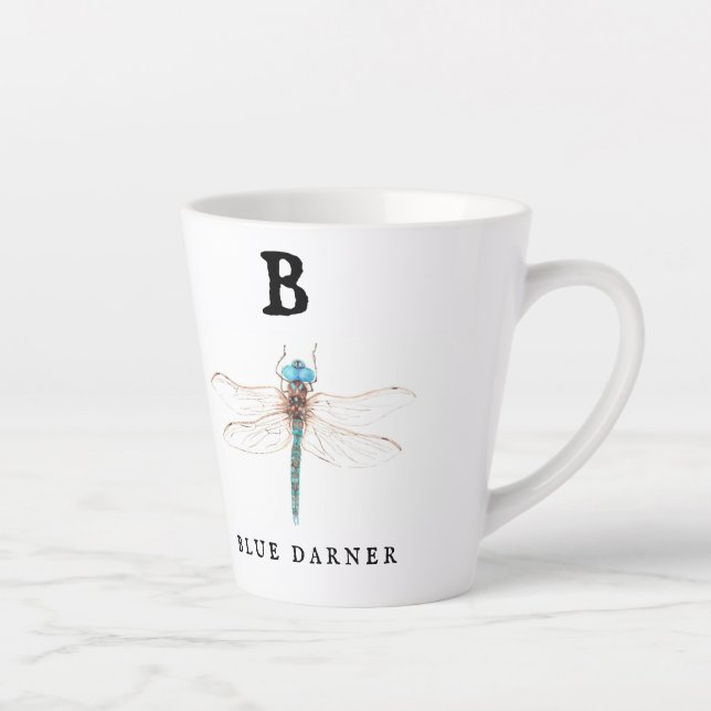 ‚B‘ Blue Darner Milchtasse (Rechts)