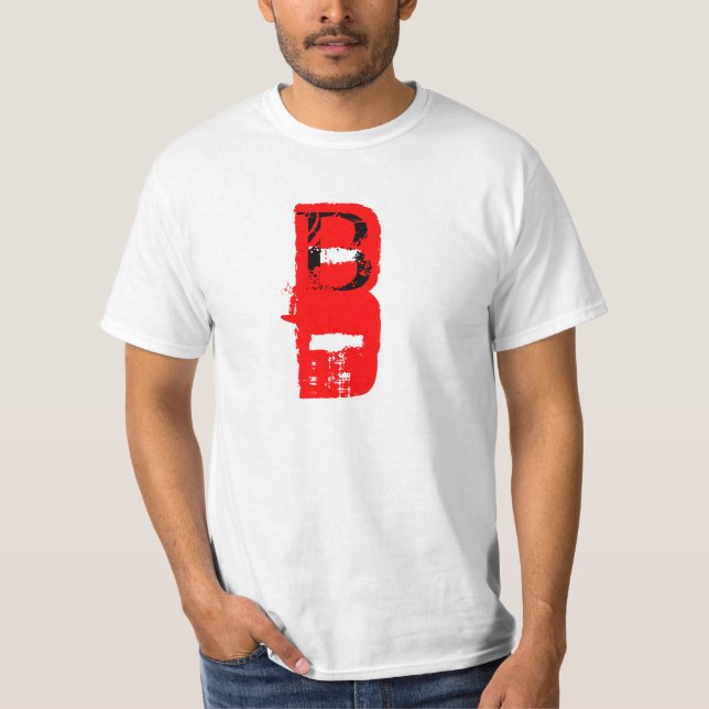 B- Blutgruppe Männer T-Shirt T - Shirt (Vorderseite)