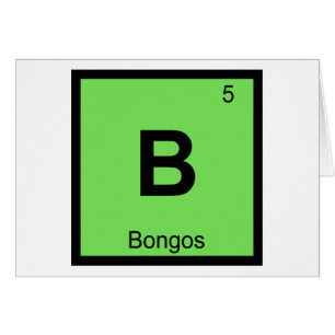 B - Bongos Musique Chimie Symbole du tableau pério