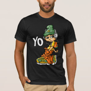 B boy and mp3 T-Shirt