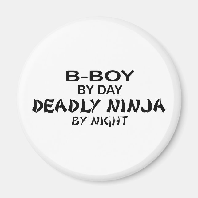 B-Boy Deadly Ninja by Night Magnet (Vorne)