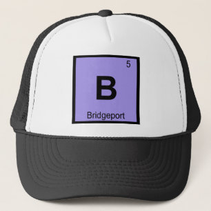 B - Bridgeport Connecticut Chemistry Symbol Truckerkappe