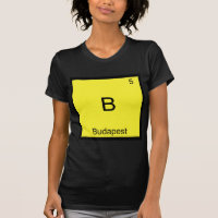B - Budapest Symbol für das T-Shirt der Funny Chem