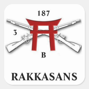 B Co 3rd Bn 187th Infantry Stickers