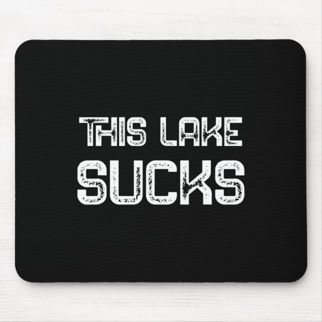 B Crappie Fish Lure Sprichwort Schlemmerparadies a Mousepad (Vorne)