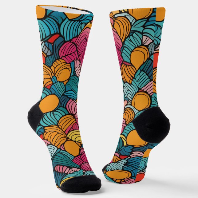 B&E Socken Bold & Elaborate Design 0048972 (Gewinkelt)