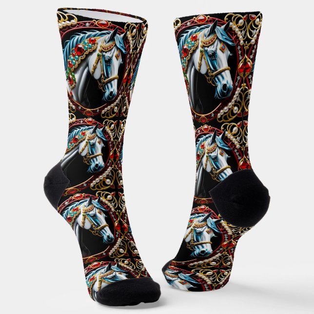 B&E Socken Kühnes und Elaborates Design 002223 (Gewinkelt)