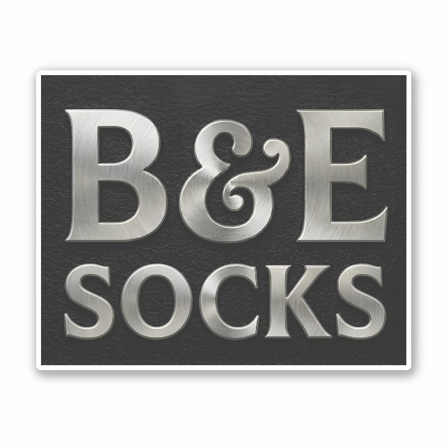 B&E Socks 0047920 Aufkleber (Vorderseite)