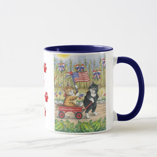 B et tasse patriotique de T #19 (Droite)