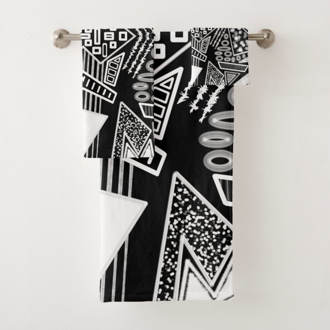 B Et W Runway Motif Inspiré (En situation)