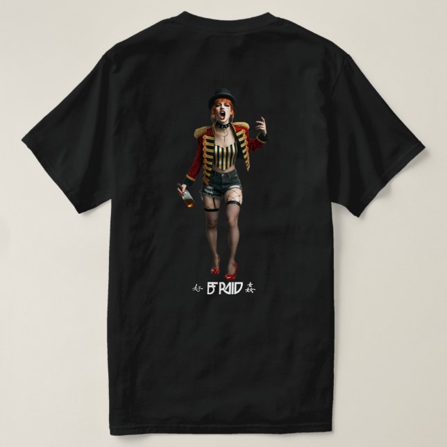B.F. Raid Mass And Cass Greatest Show In Town  T-Shirt (Design Rückseite)