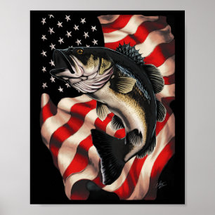B. Fang der amerikanischen Flagge am 4. Juli für F Poster