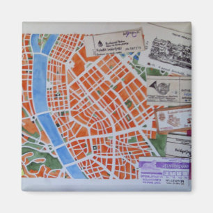 B für Budapest-Magnet Magnet