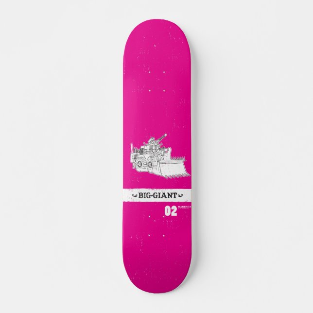B-G_Deck_Magenta2 Skateboard (Vorne)