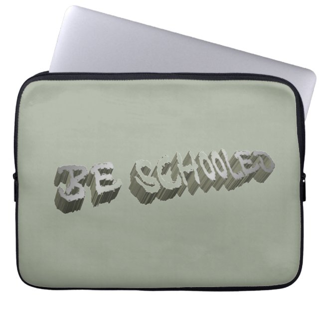 B. Grauweiß Laptopschutzhülle (Vorderseite)