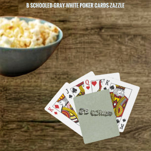 B. Grauweiß Spielkarten