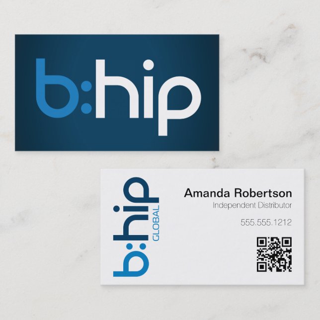 b:HIP Distributor Business Card Visitenkarte (Vorne/Hinten)