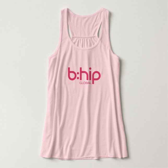 b:hip rosa tank top (Design Vorderseite)