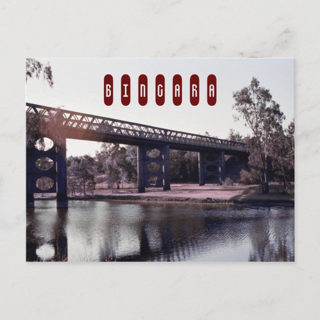 B I N A POSTKARTE (Vorderseite)