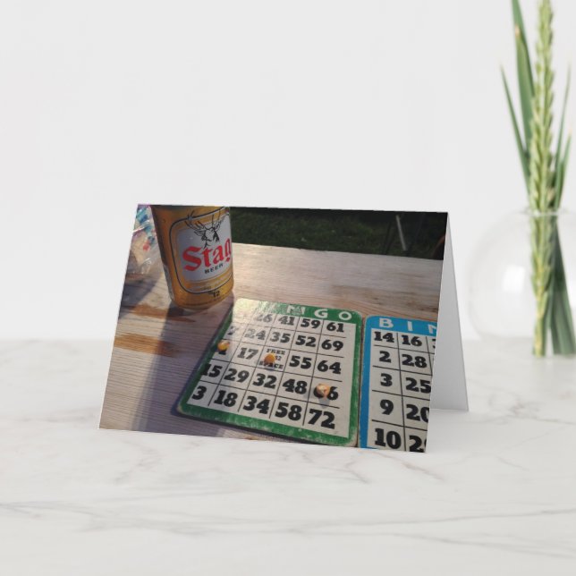 B-I-N-G-O KARTE (Vorderseite)