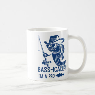 B-ically bin ich ein professioneller Angler, lusti Kaffeetasse