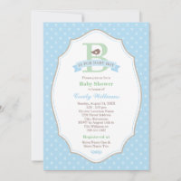 B ist für Baby Blue Boy Baby Shower geeignet