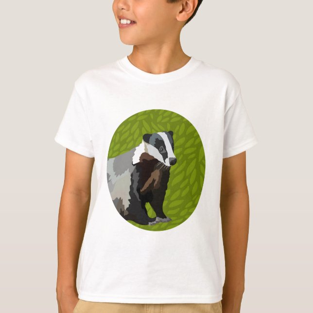B ist für Badger T-Shirt (Vorderseite)