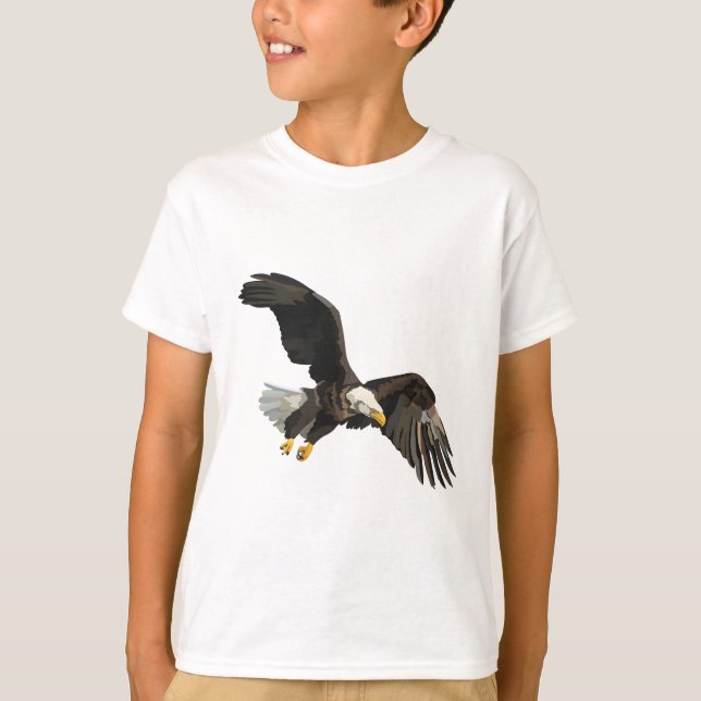 B ist für Bald Eagle T-Shirt (Vorderseite)