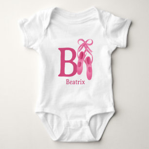 B ist für Ballet Personalisieren Baby Strampler