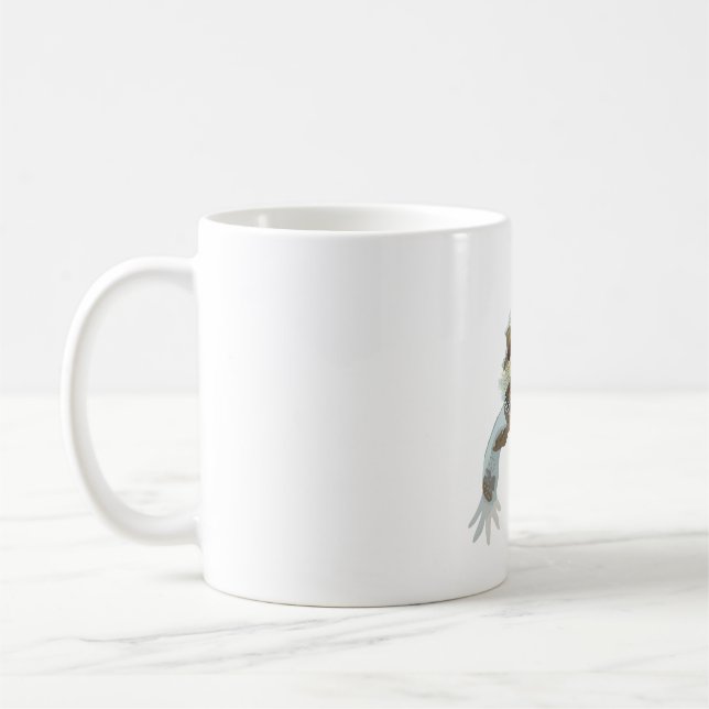 B ist für "Bartded Dragon" Kaffeetasse (Links)