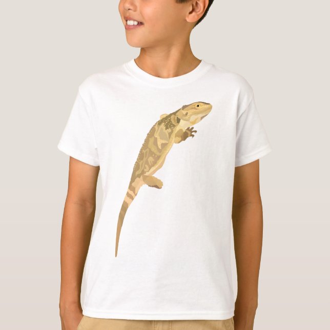 B ist für "Bartded Dragon" T-Shirt (Vorderseite)
