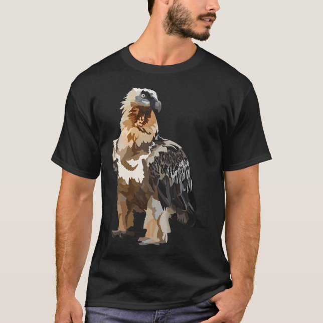 B ist für Bartgeier T-Shirt (Vorderseite)