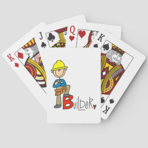 B ist für Bauarbeiter Spielkarten