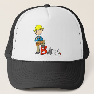 B ist für Bauarbeiter Truckerkappe