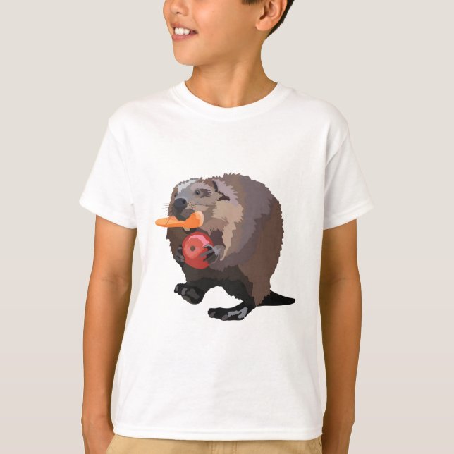 B ist für Beaver T-Shirt (Vorderseite)